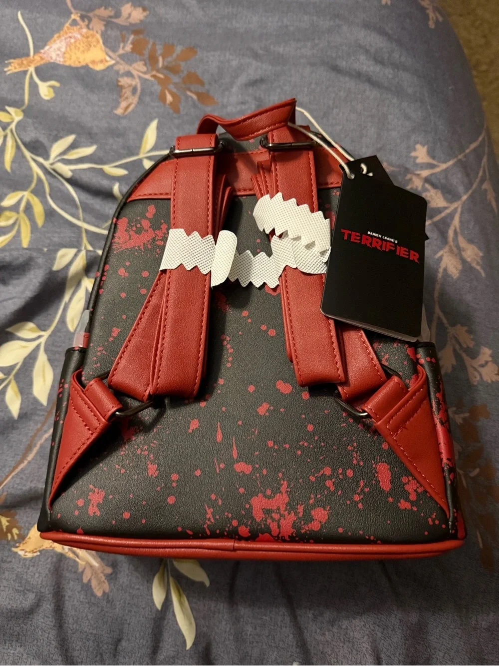 Loungefly Black and Red 'Art the Clown' Terrifier Graphic Backpack